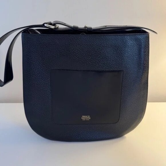 Frances Valentine Ellen Boarskin Hobo Black: Elegant & RARE - Picture 5 of 11